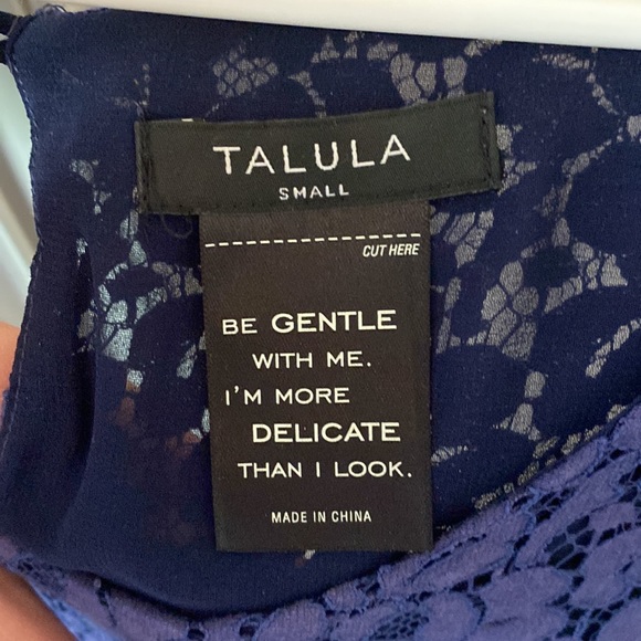 Lace top, lined front and back - Picture 2 of 2